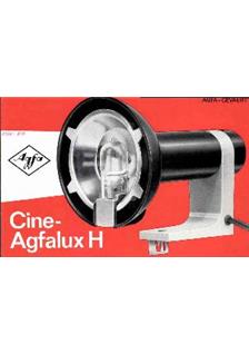Agfa Cine Agfalux H manual. Camera Instructions.